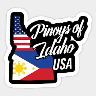 Filipinos of Idaho Design for Proud Fil-Ams Sticker
